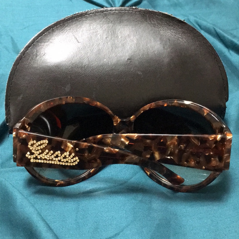 Gucci Tortoise Strass Sunglasses - EUC RARE